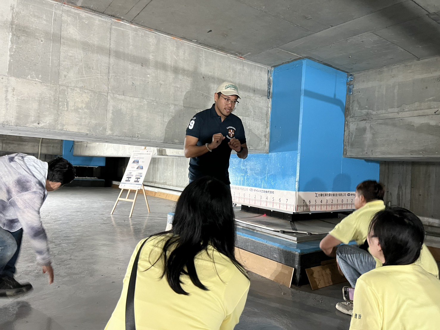 力信擎天建案中台灣松澤防震設備工法參訪